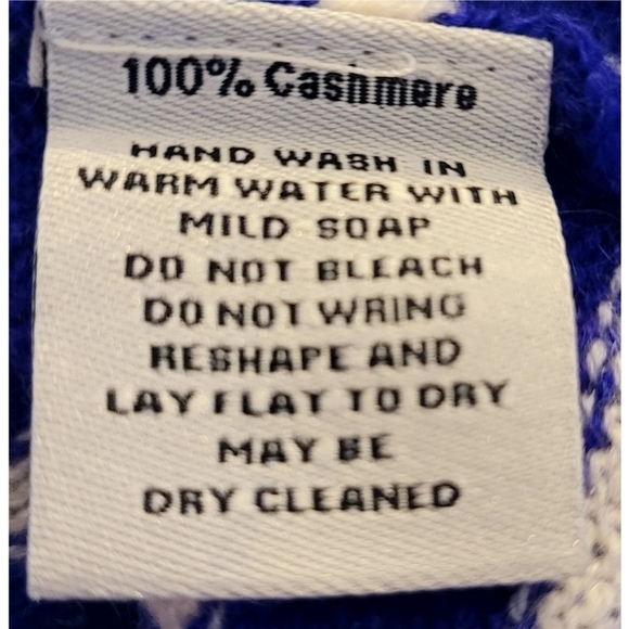 Claudia Nichole Cashmere Sweater Top Blue White Stripe Buttons Detail Size M NWT - Picture 8 of 11